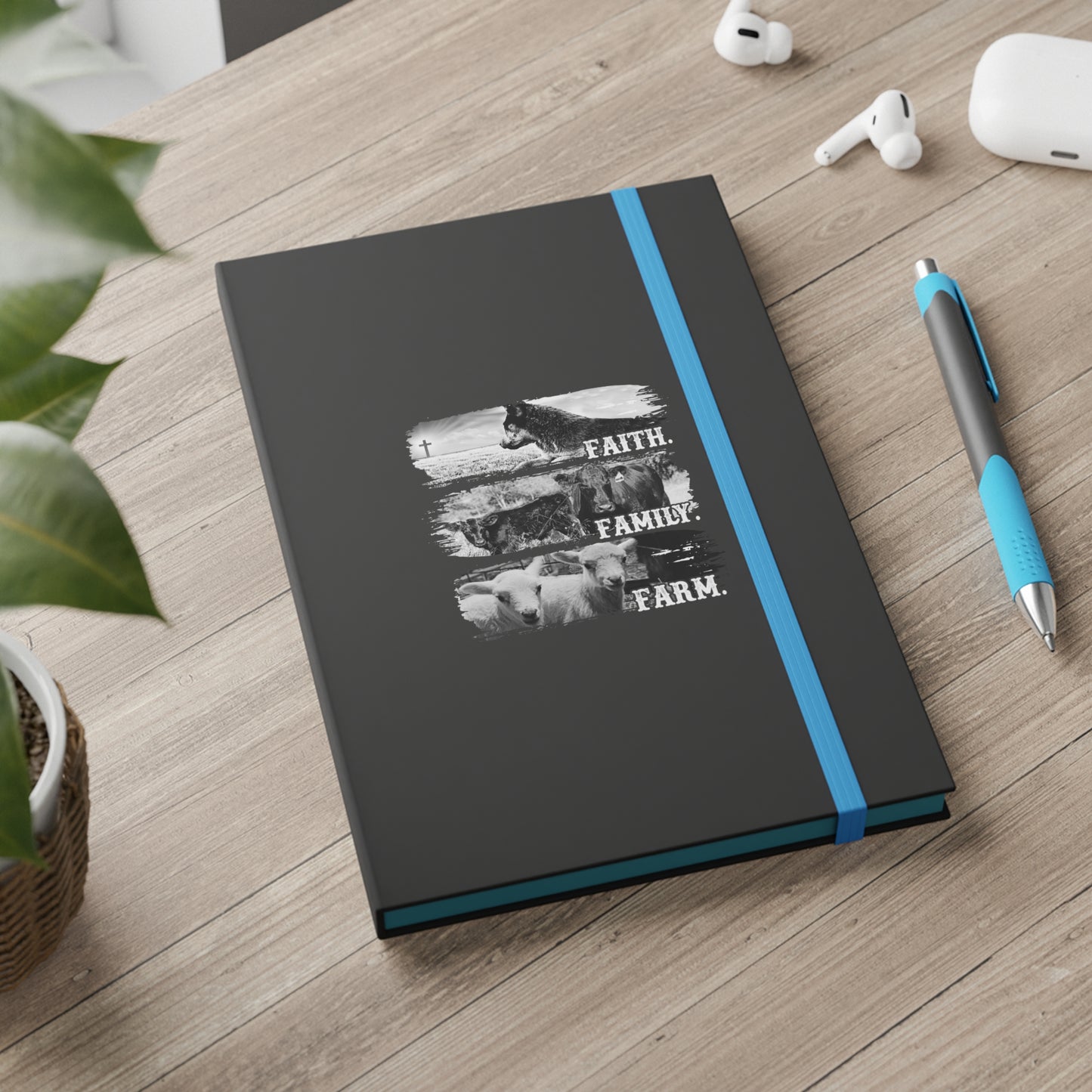 Color Contrast Notebook - Ruled