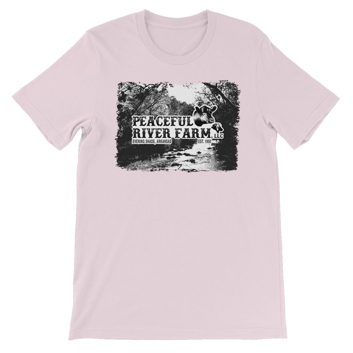 Peaceful River Farm Tee Unisex Short Sleeve T-Shirt