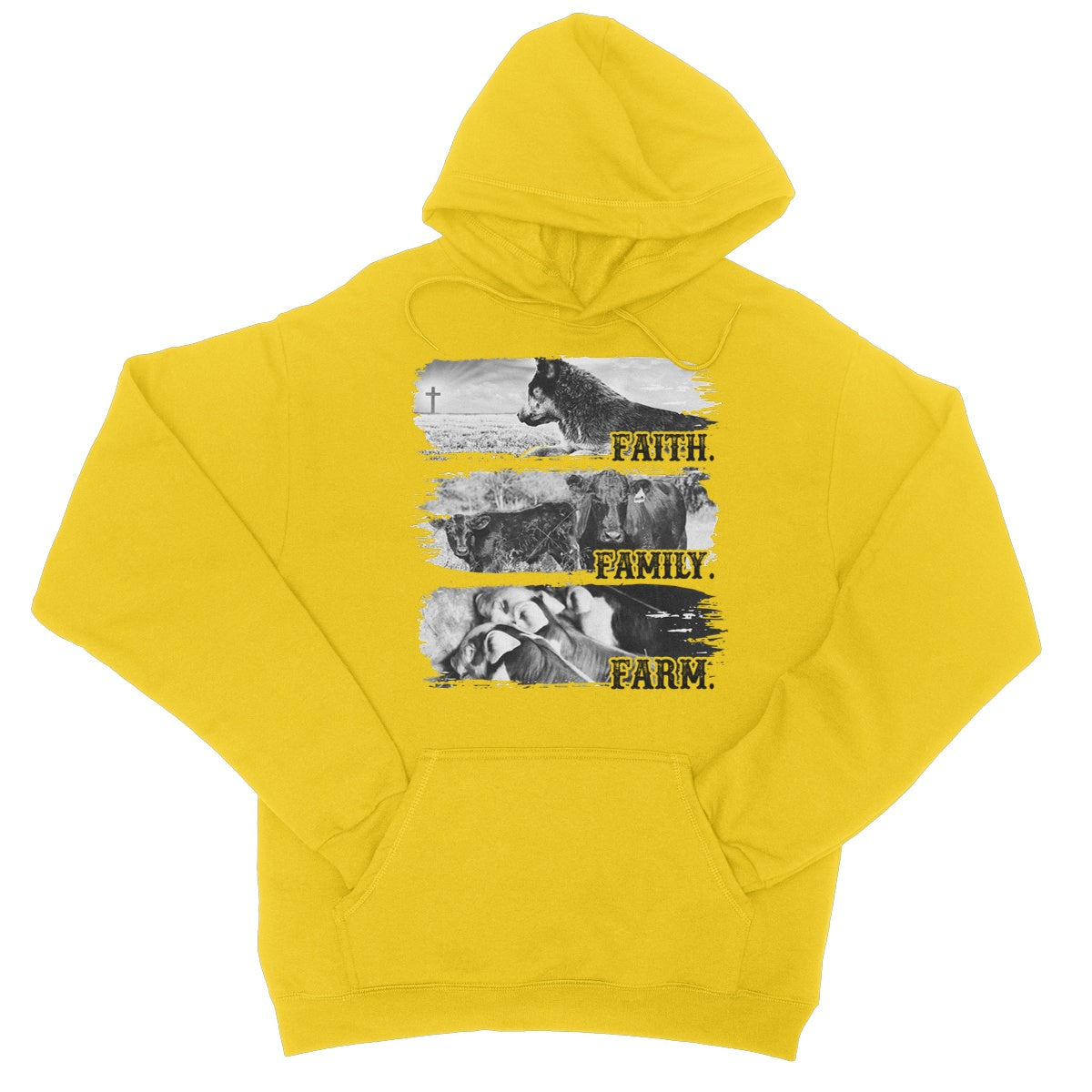 Faith.Family.Farm. College Hoodie