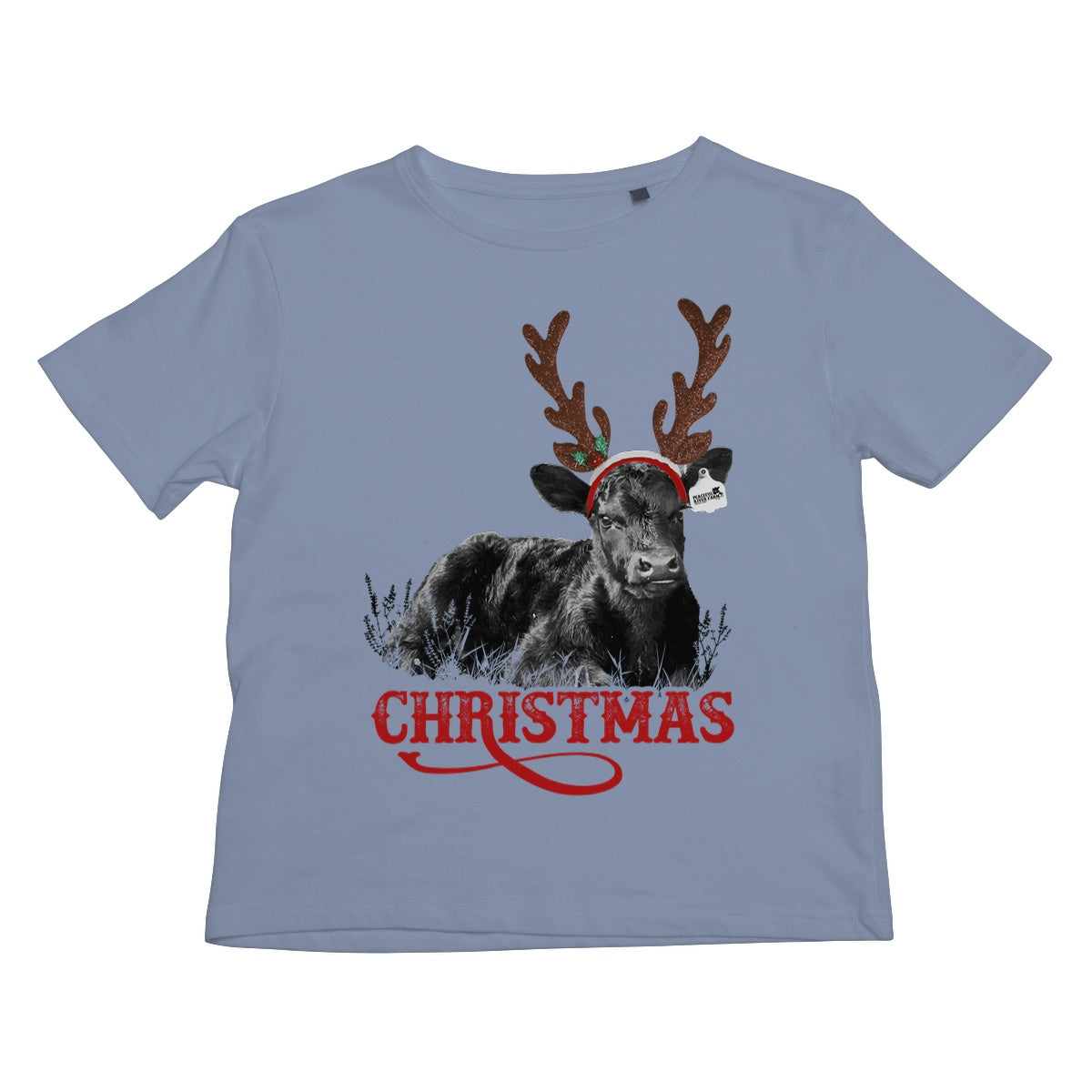 Christmas Calf Kids T-Shirt