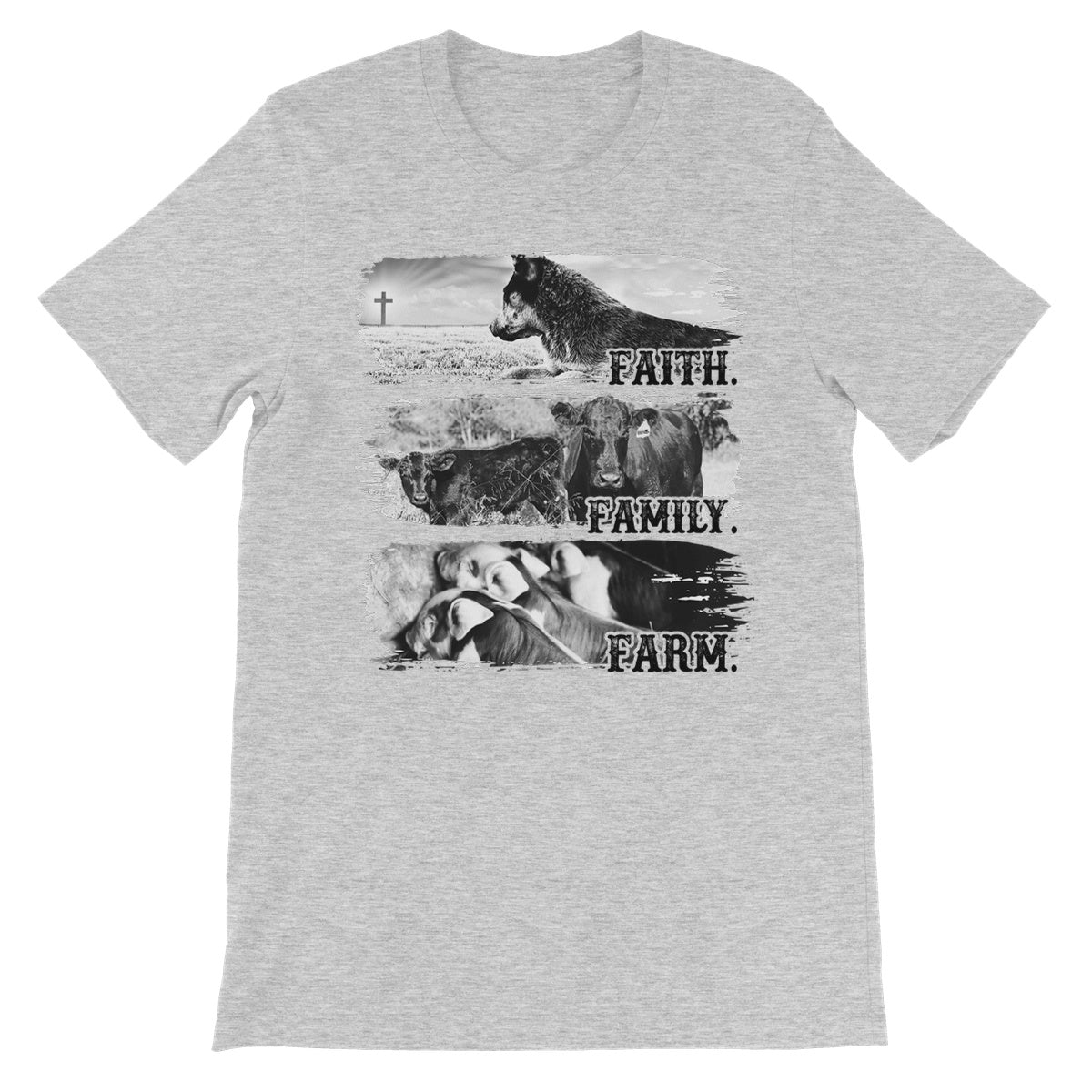 Faith.Family.Farm. Unisex Short Sleeve T-Shirt