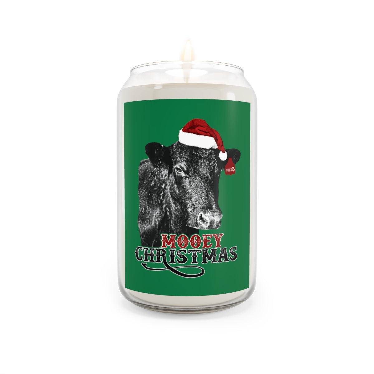 Mooey Christmas Candle