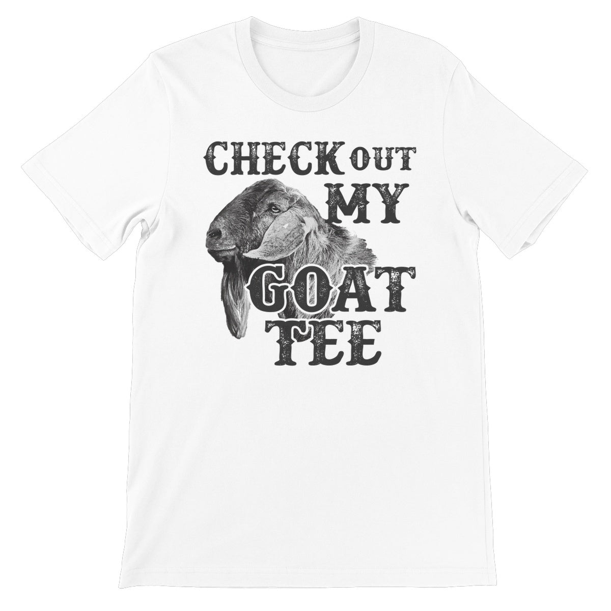 Check Out My Goat Tee Unisex Short Sleeve T-Shirt