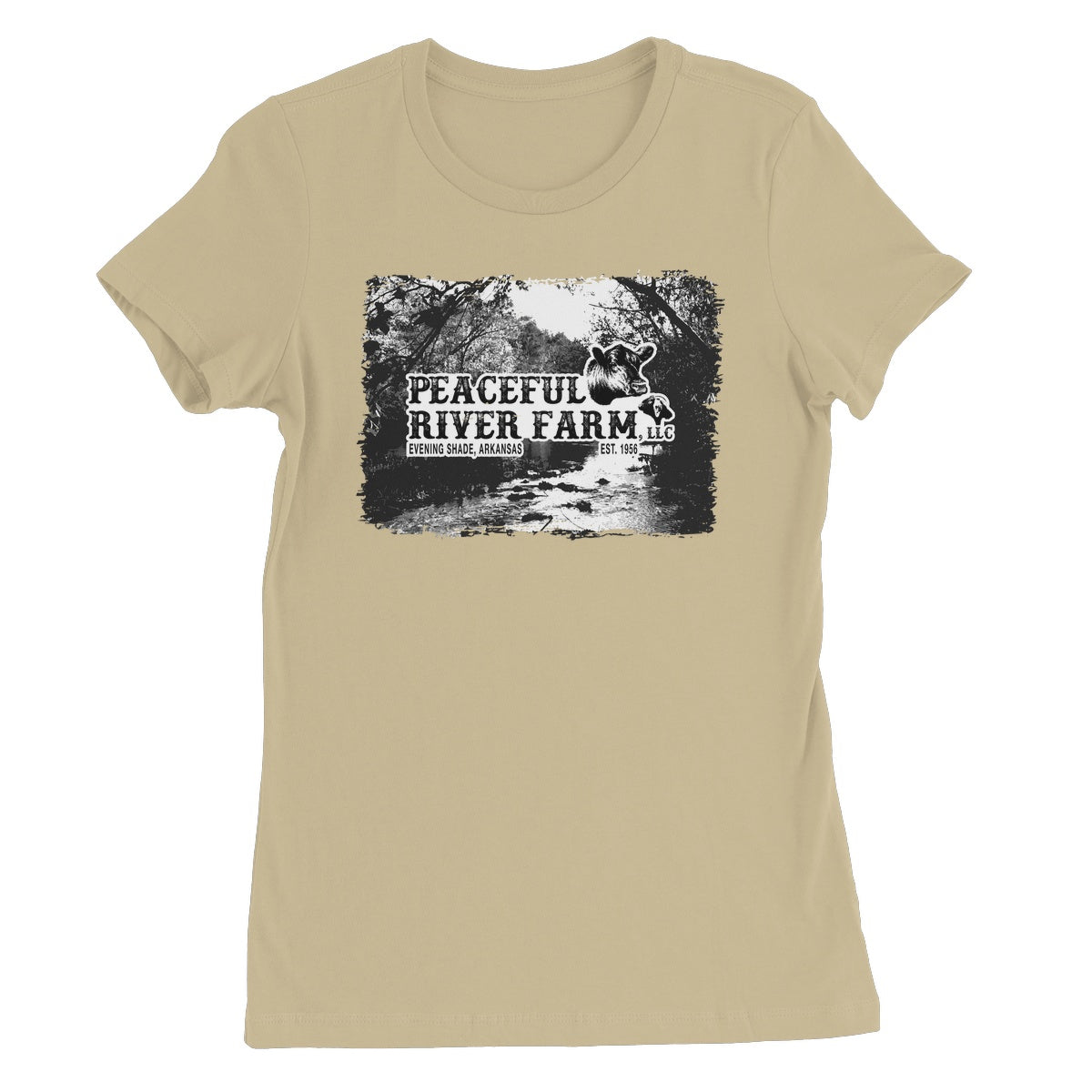 Peaceful River Farm Tee Women's Favourite T-Shirt