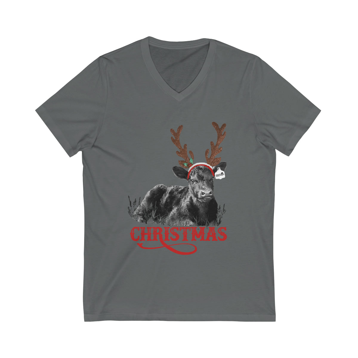 Unisex Jersey Short Sleeve V-Neck Tee