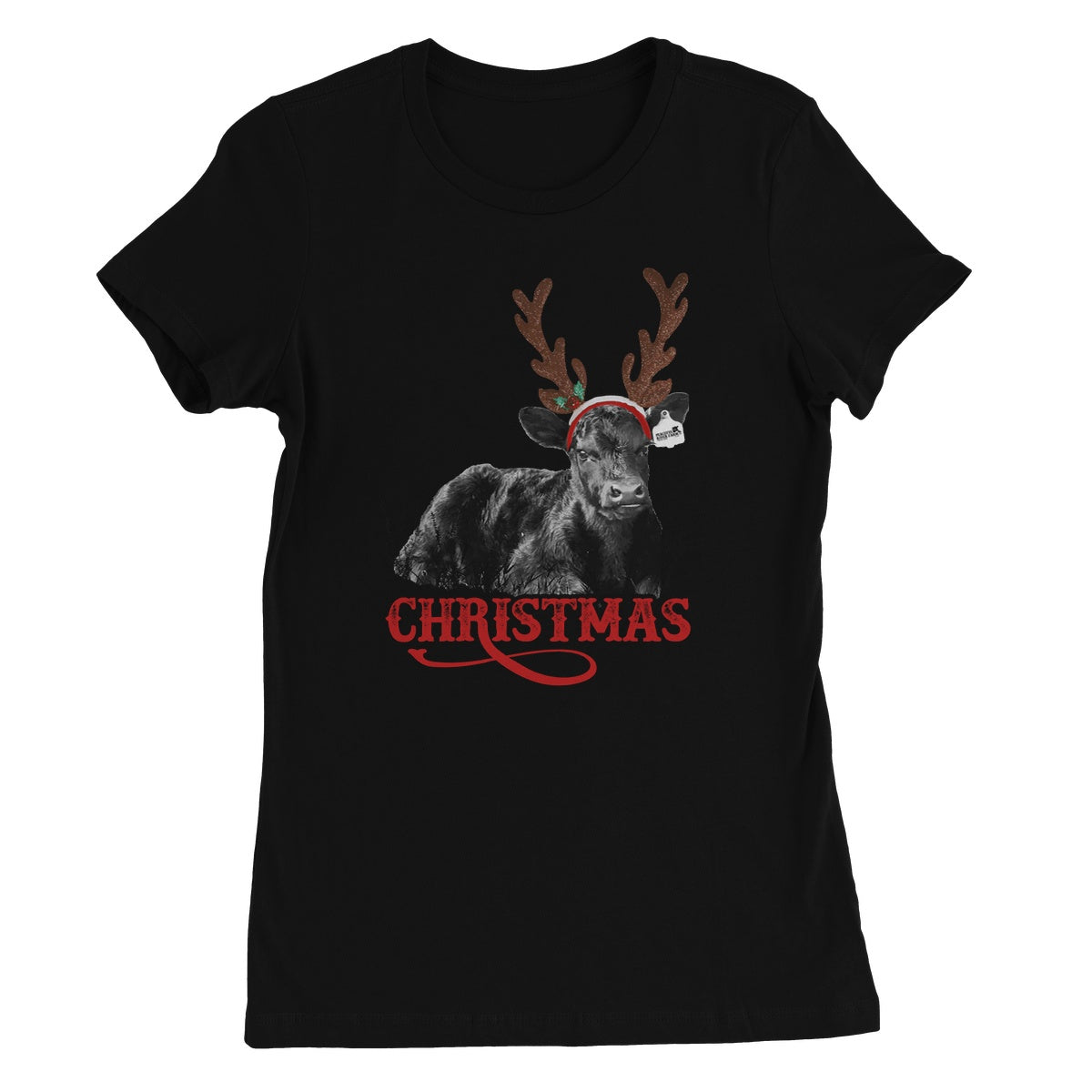 Christmas Calf Women's Favourite T-Shirt