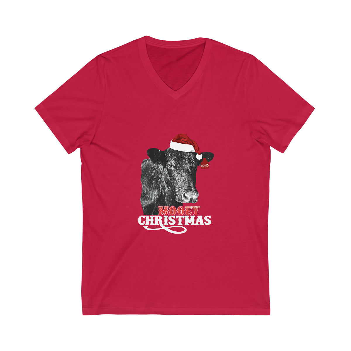 Unisex Jersey Short Sleeve V-Neck Tee