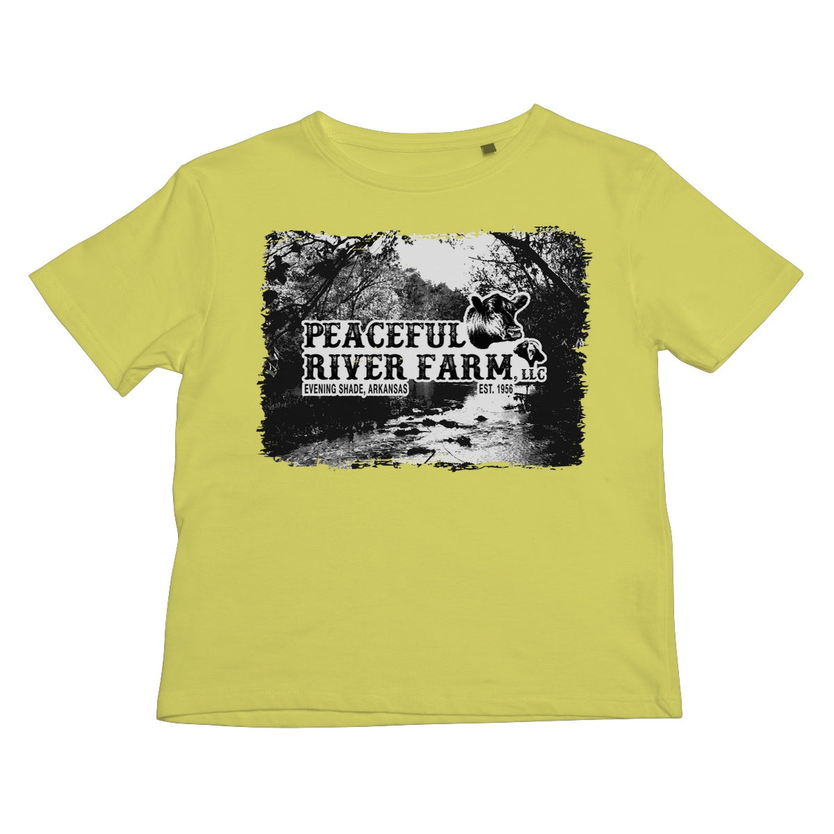 Peaceful River Farm Tee Kids T-Shirt