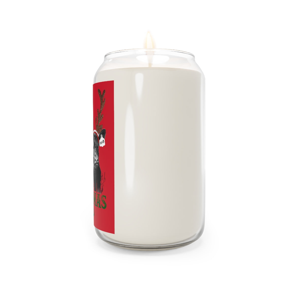 Calf Christmas Candle