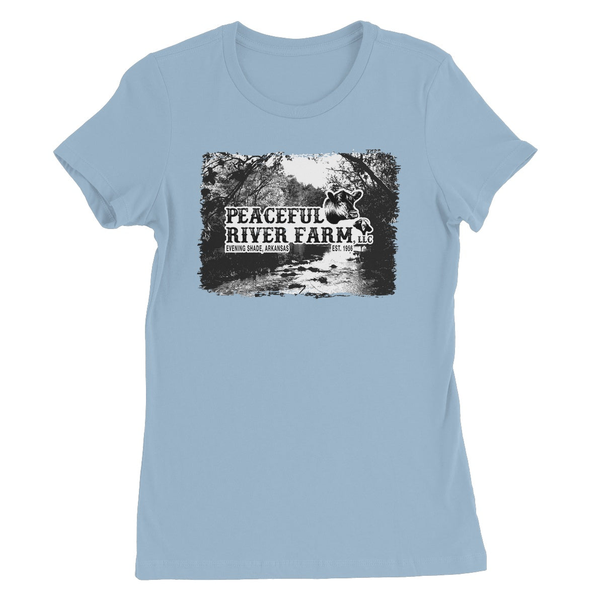 Peaceful River Farm Tee Women's Favourite T-Shirt