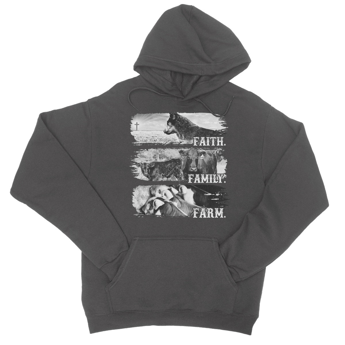Faith.Family.Farm. College Hoodie