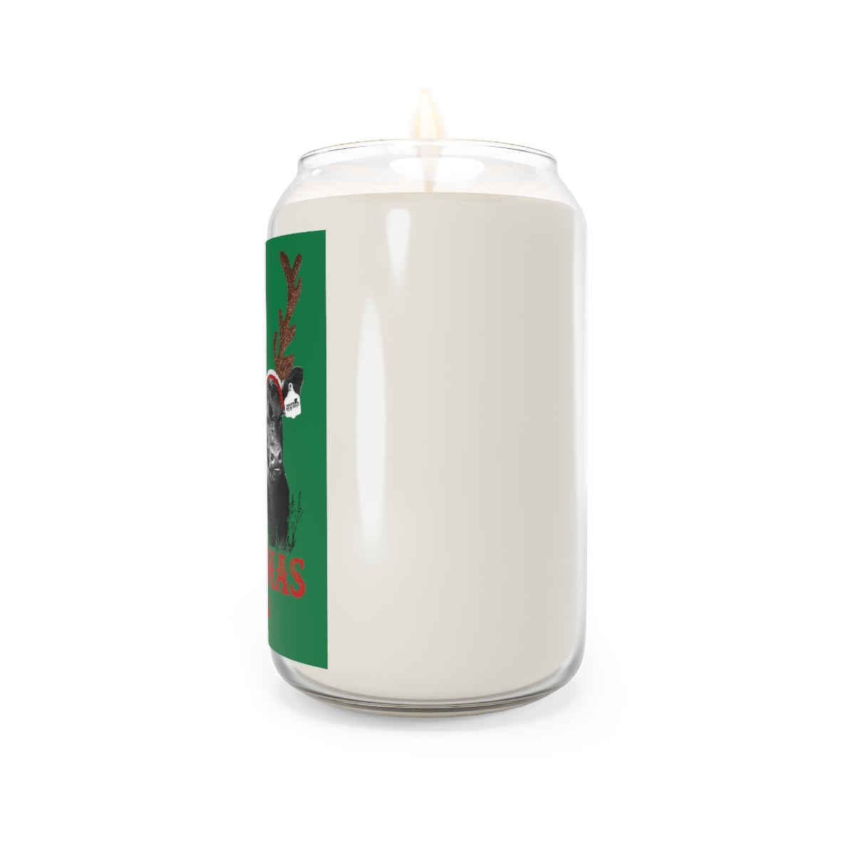 Calf Christmas Candle