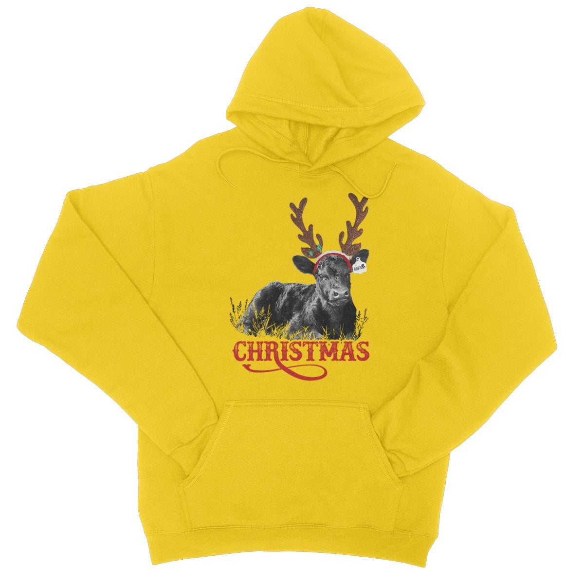 Christmas Calf College Hoodie