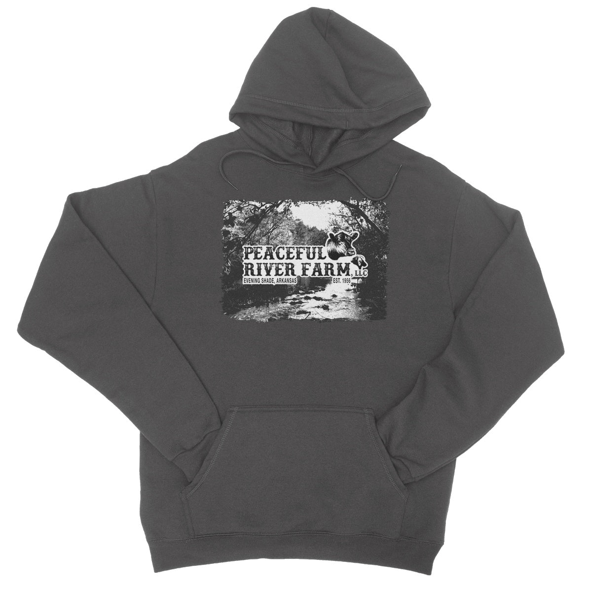 Peaceful River Farm College Hoodie