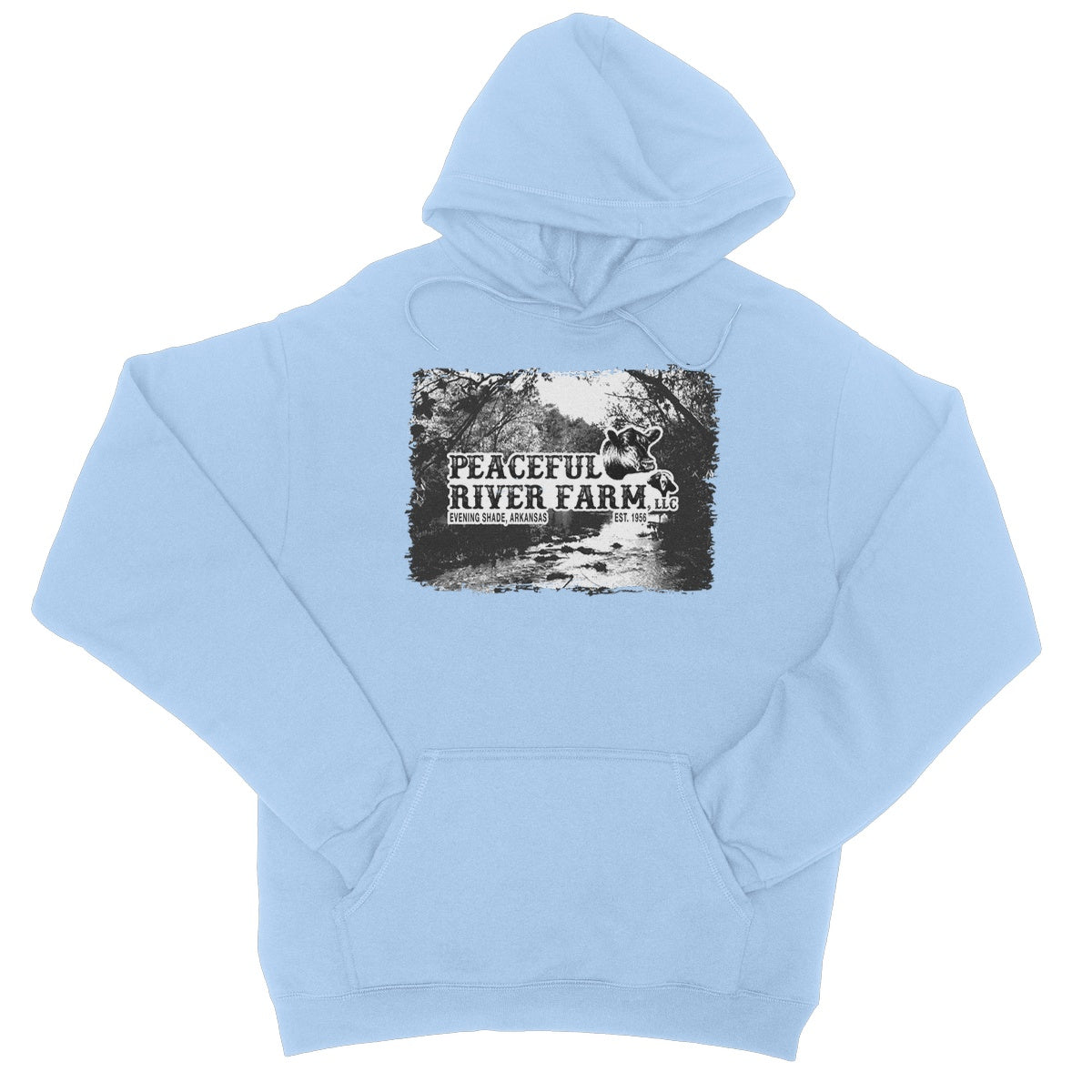 Peaceful River Farm College Hoodie