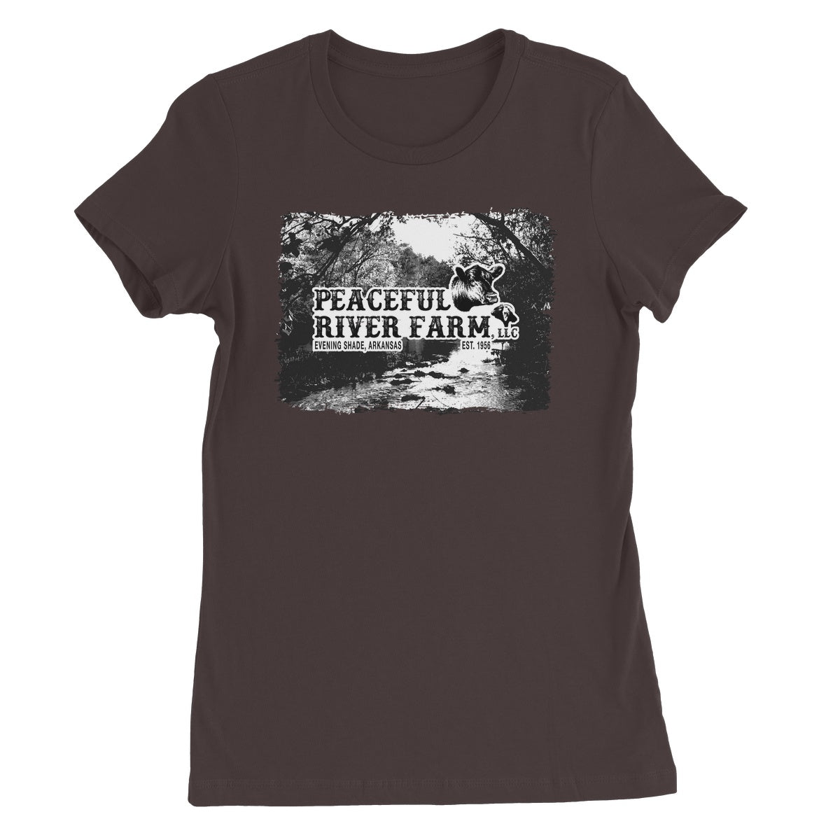 Peaceful River Farm Tee Women's Favourite T-Shirt