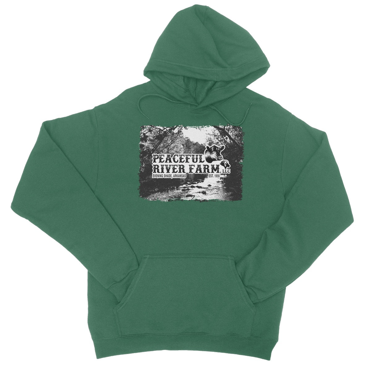 Peaceful River Farm College Hoodie