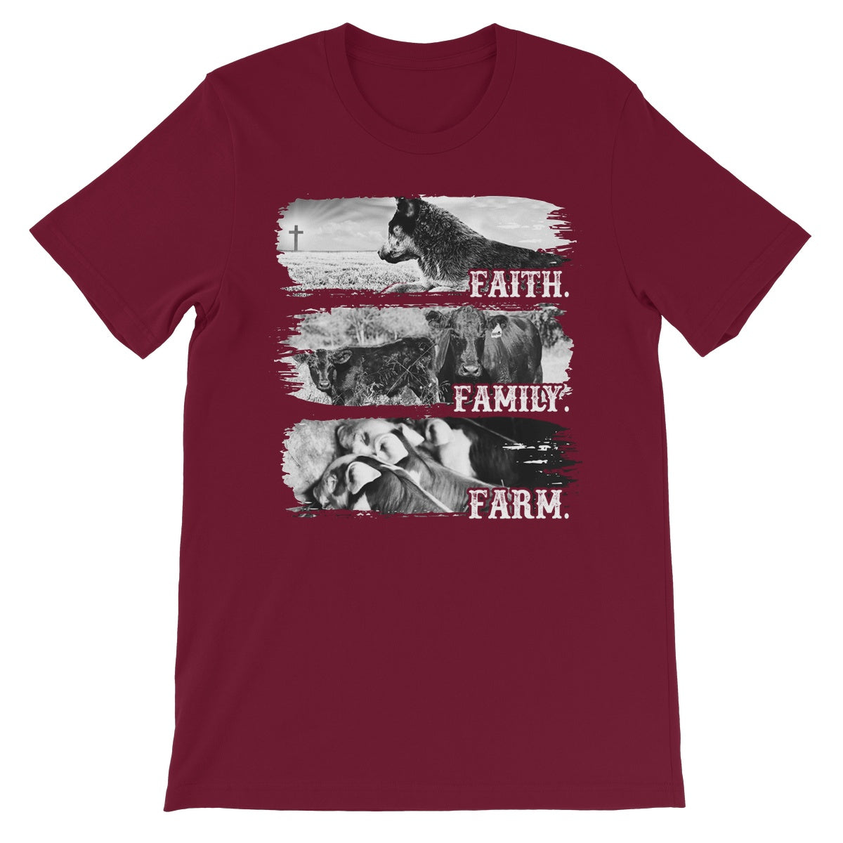 Faith.Family.Farm. Unisex Short Sleeve T-Shirt