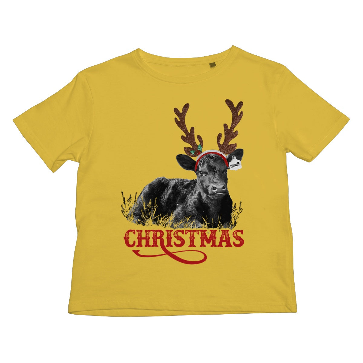 Christmas Calf Kids T-Shirt