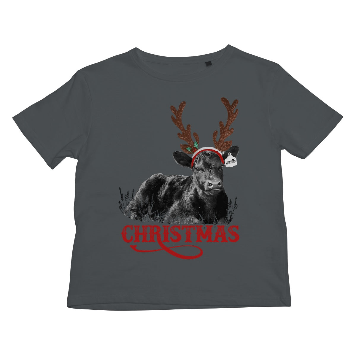 Christmas Calf Kids T-Shirt