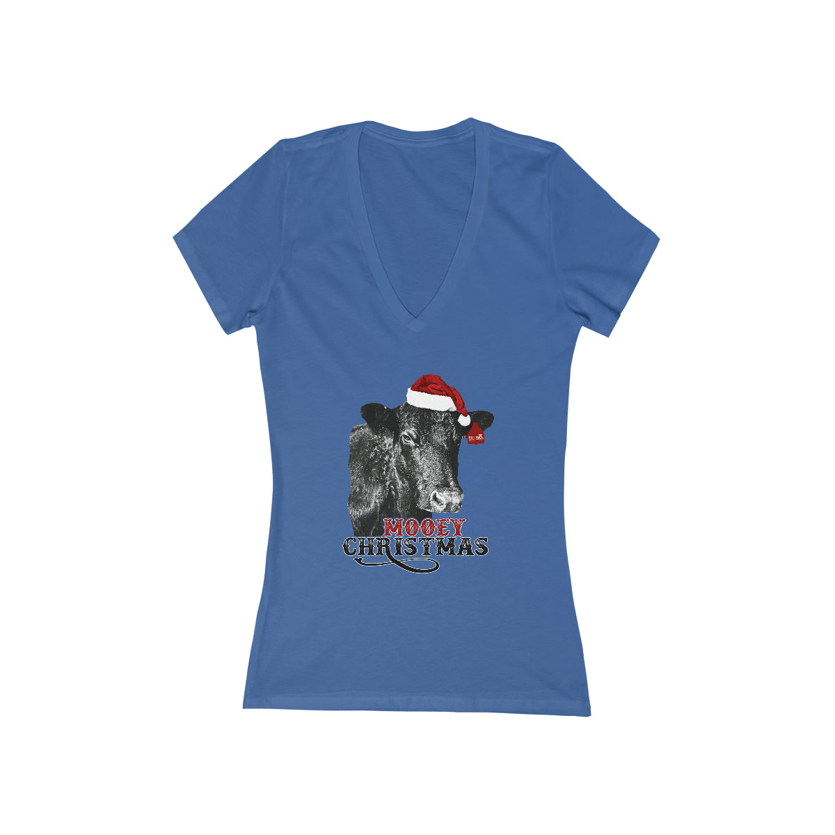Women's Jersey Short Sleeve Deep V-Neck Tee