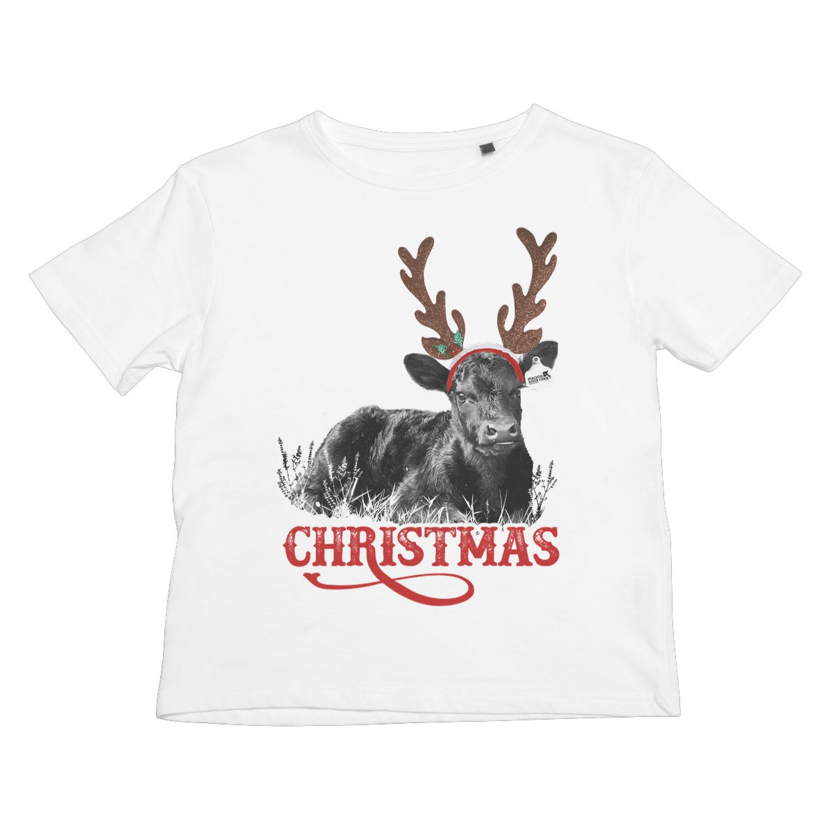 Christmas Calf Kids T-Shirt