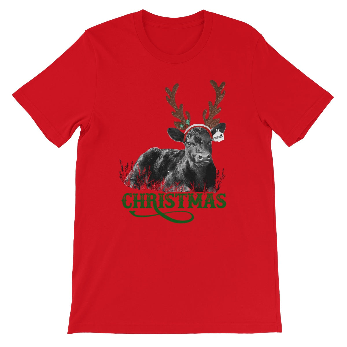 Christmas Calf Unisex Short Sleeve T-Shirt