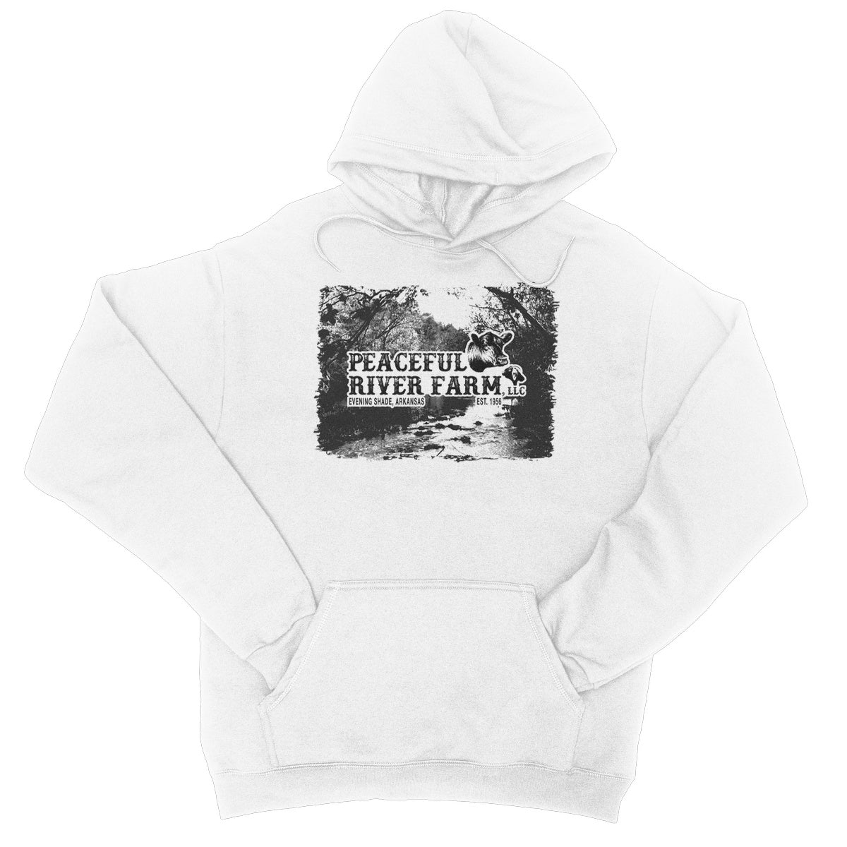 Peaceful River Farm College Hoodie