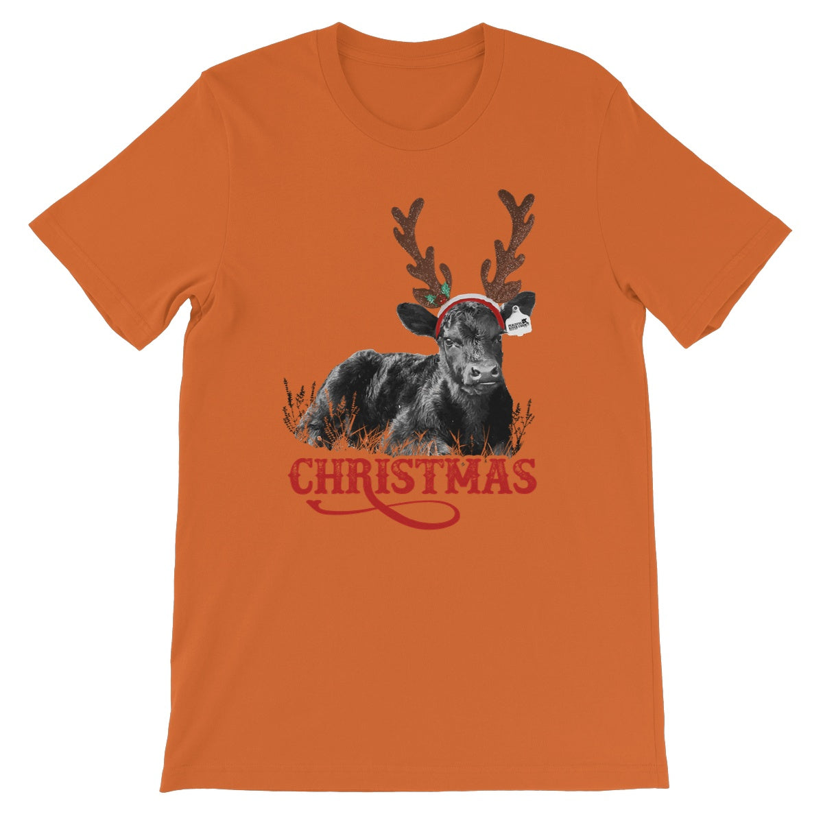 Christmas Calf Unisex Short Sleeve T-Shirt