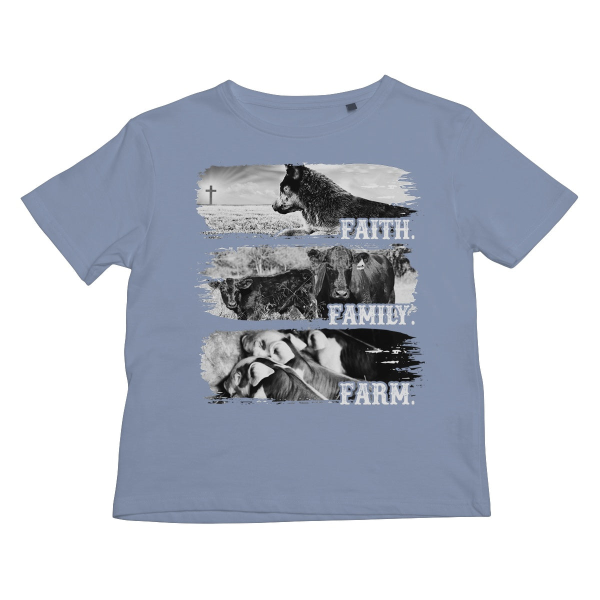 Faith.Family.Farm. Kids T-Shirt