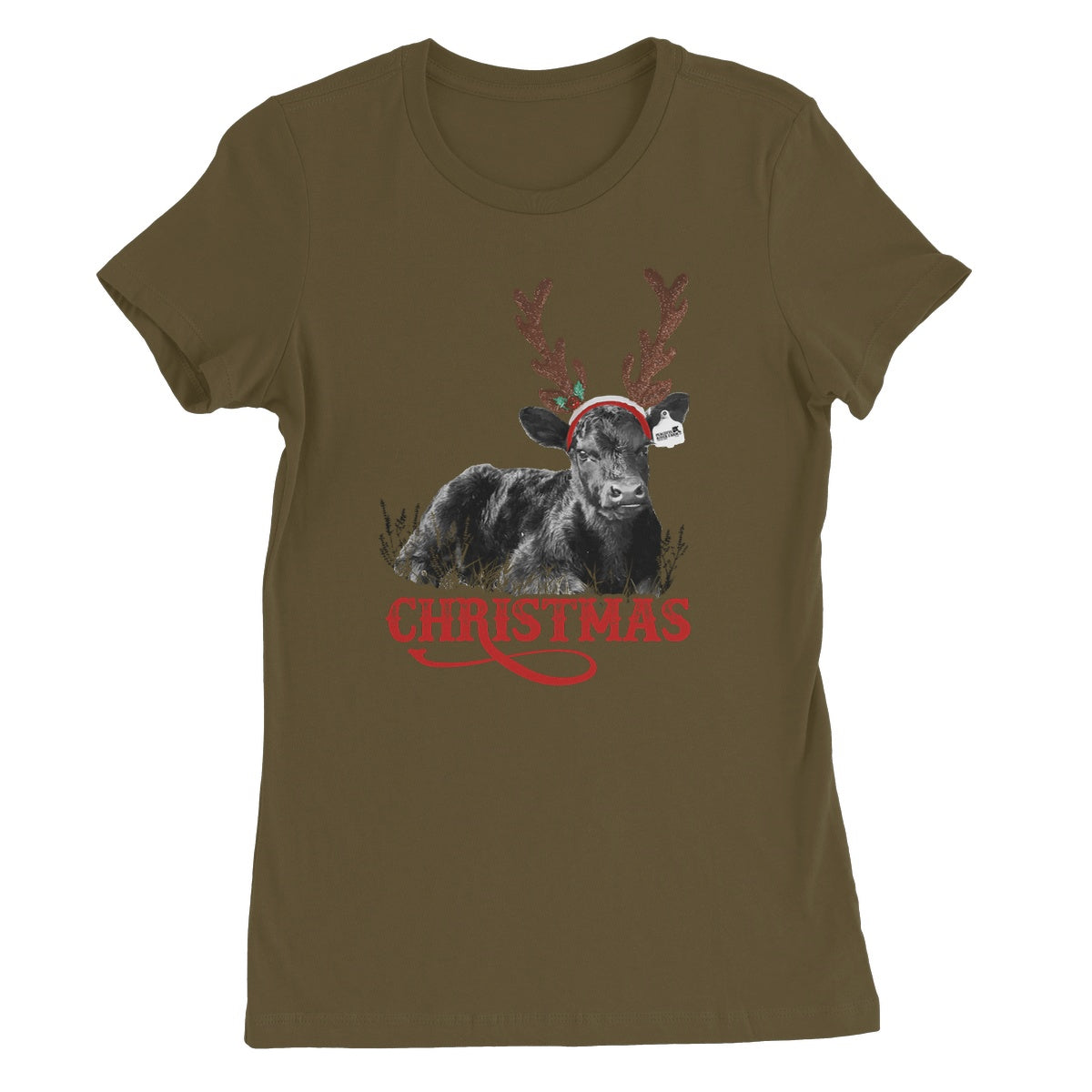 Christmas Calf Women's Favourite T-Shirt