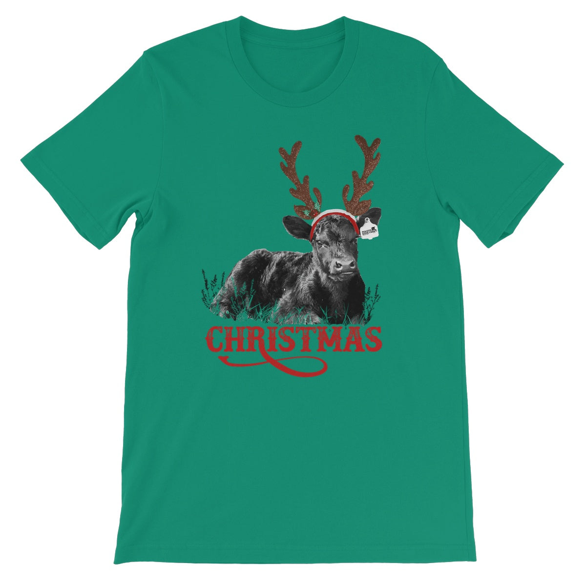 Christmas Calf Unisex Short Sleeve T-Shirt