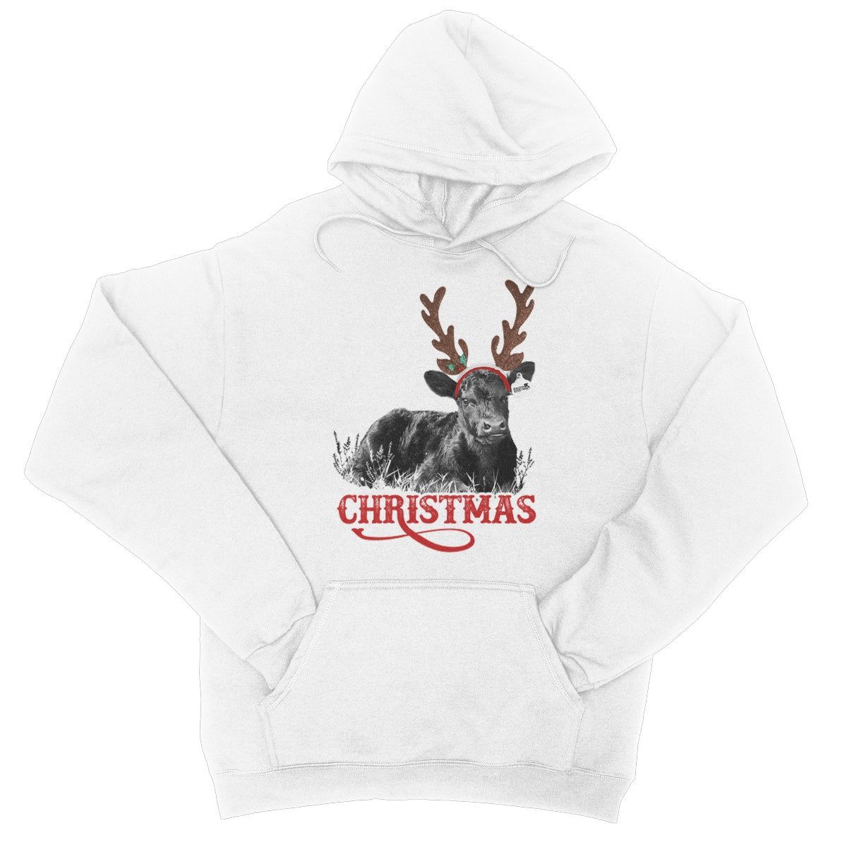 Christmas Calf College Hoodie