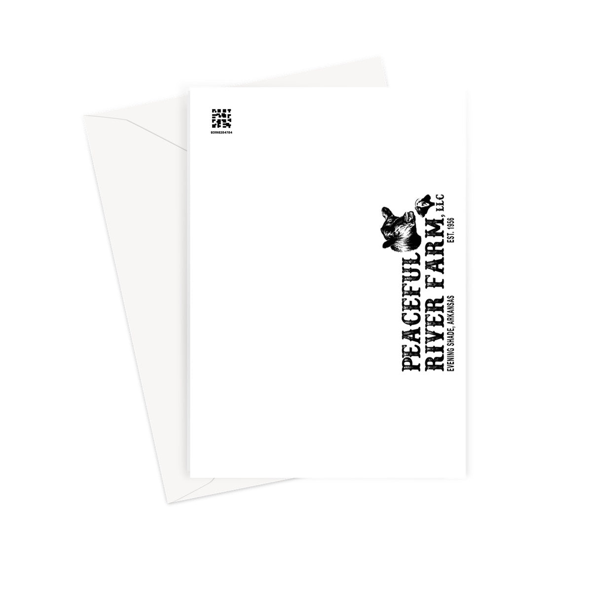 Farm Logo Greeting Card