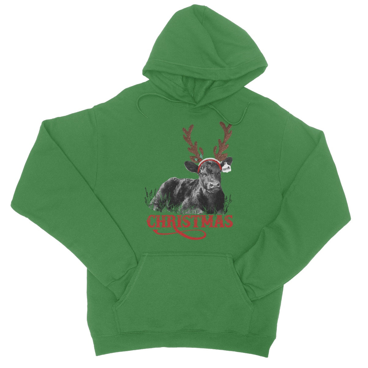 Christmas Calf College Hoodie