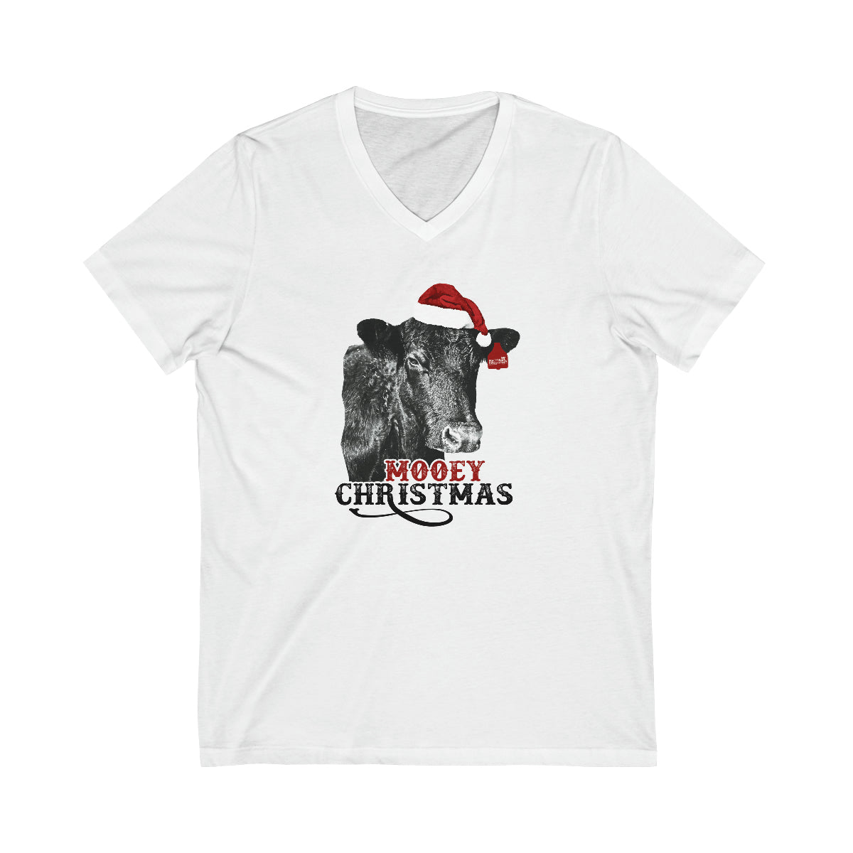 Unisex Jersey Short Sleeve V-Neck Tee