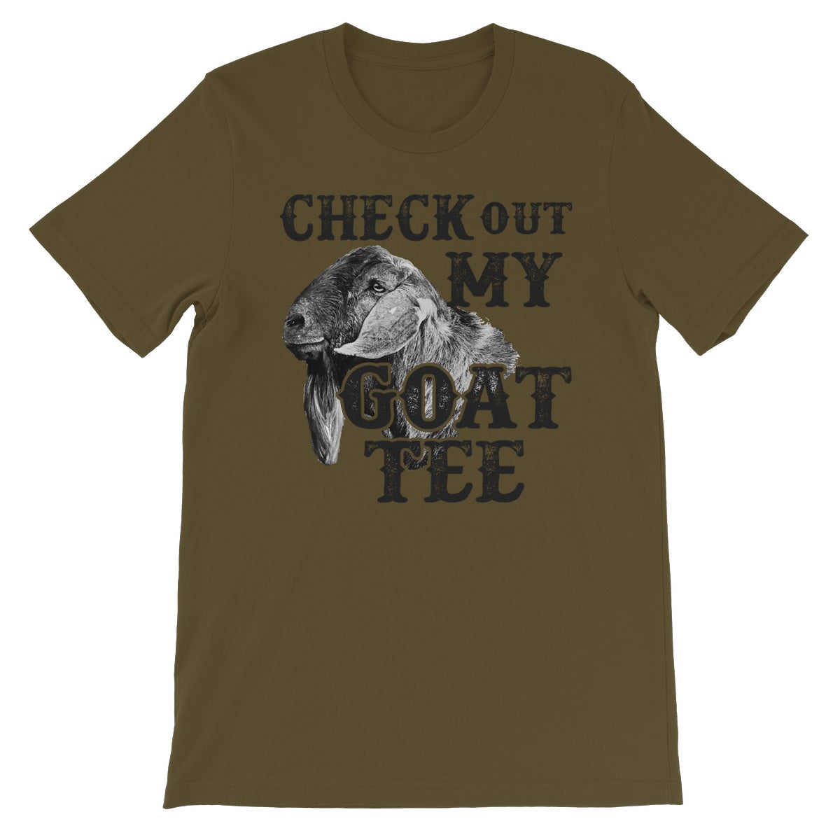 Check Out My Goat Tee Unisex Short Sleeve T-Shirt