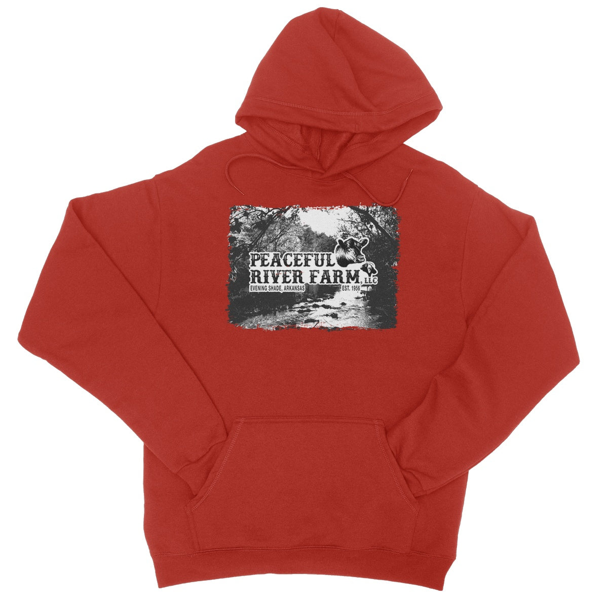 Peaceful River Farm College Hoodie