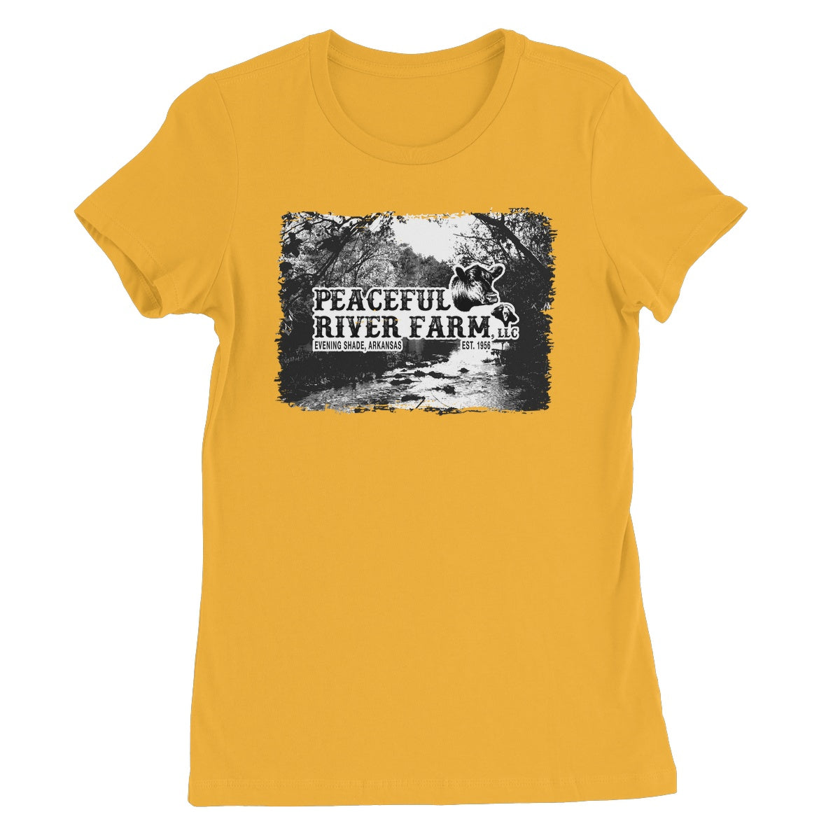 Peaceful River Farm Tee Women's Favourite T-Shirt