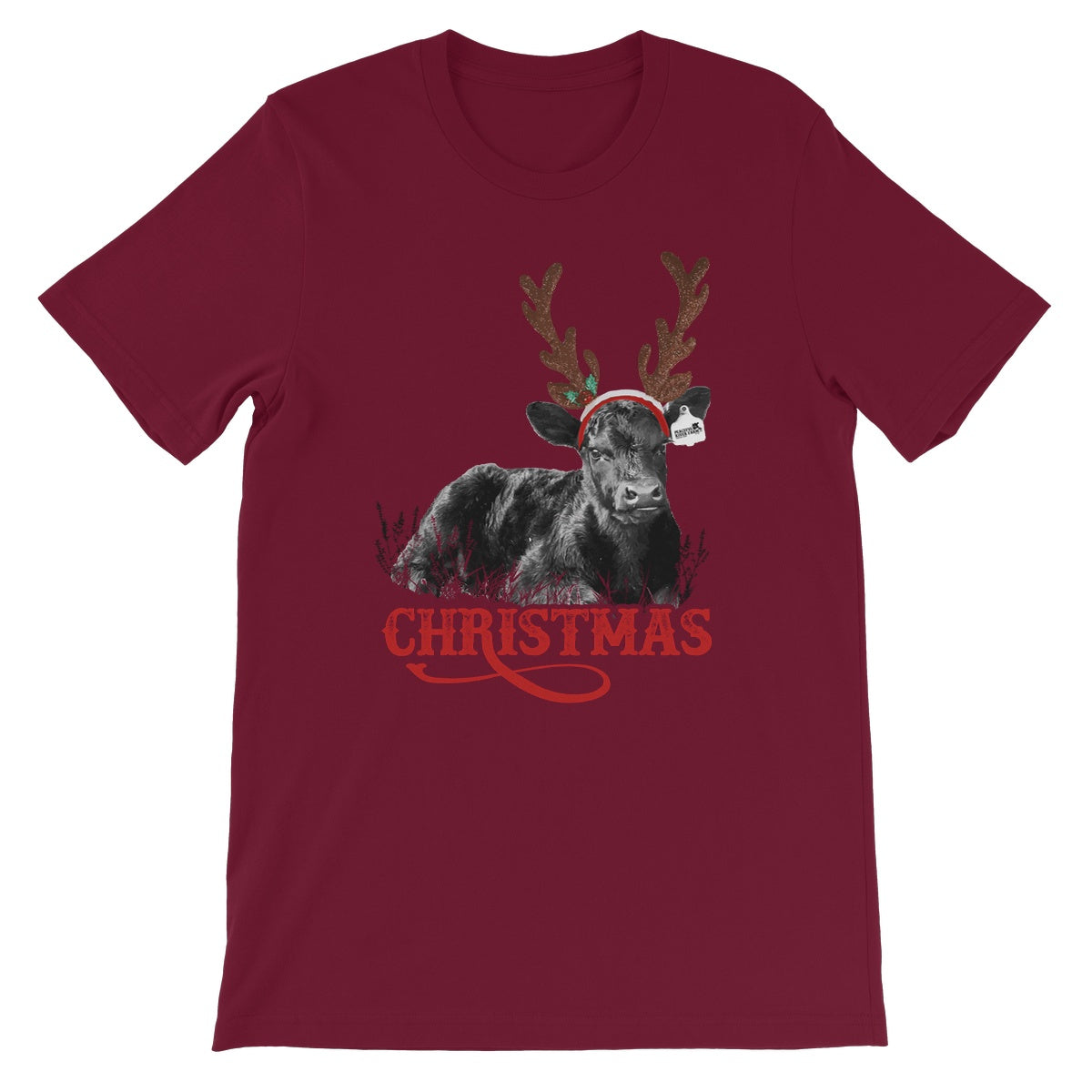 Christmas Calf Unisex Short Sleeve T-Shirt