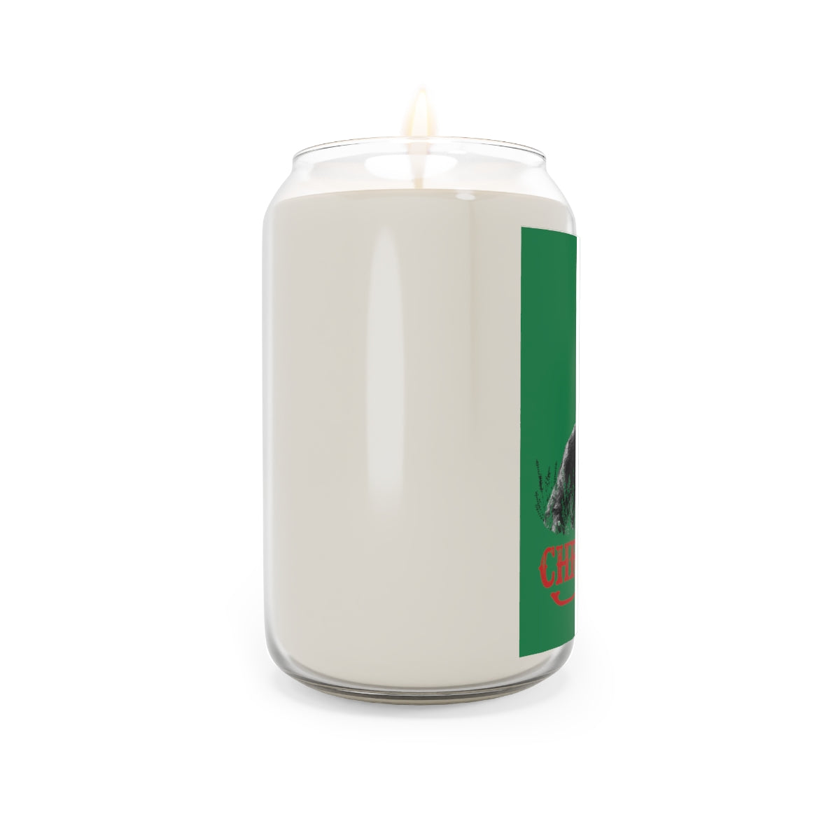 Calf Christmas Candle