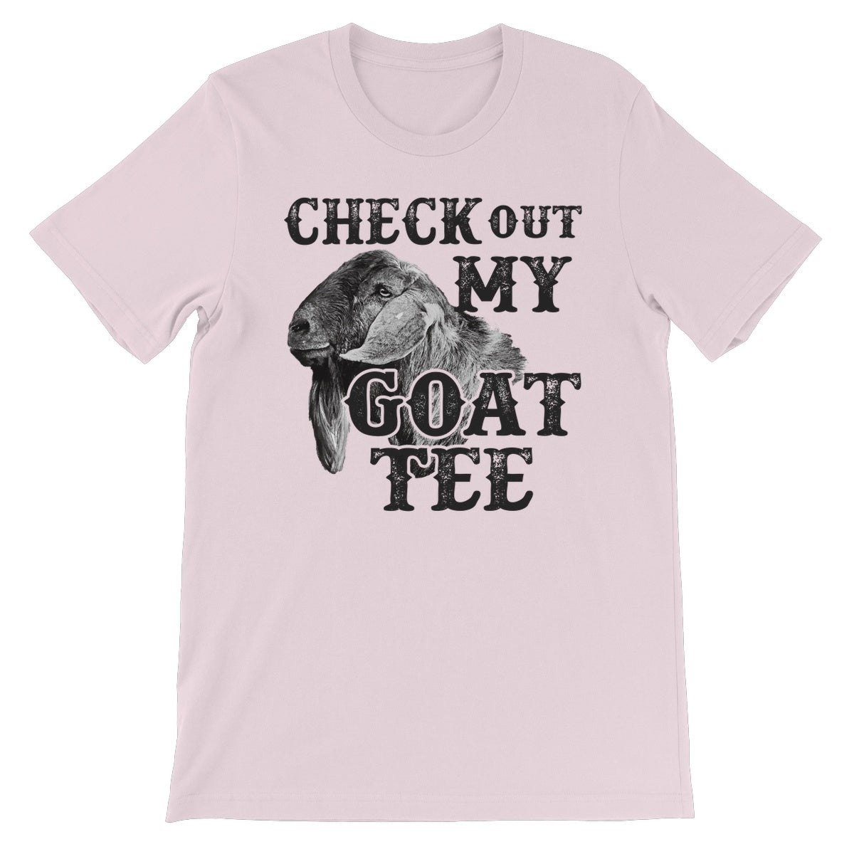 Check Out My Goat Tee Unisex Short Sleeve T-Shirt