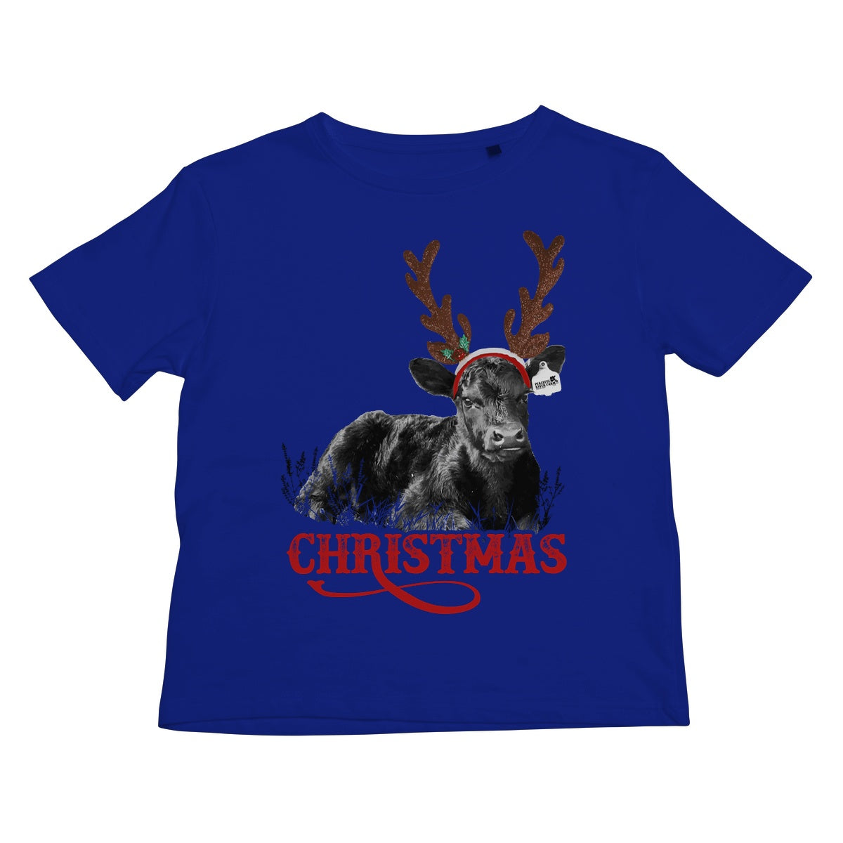 Christmas Calf Kids T-Shirt