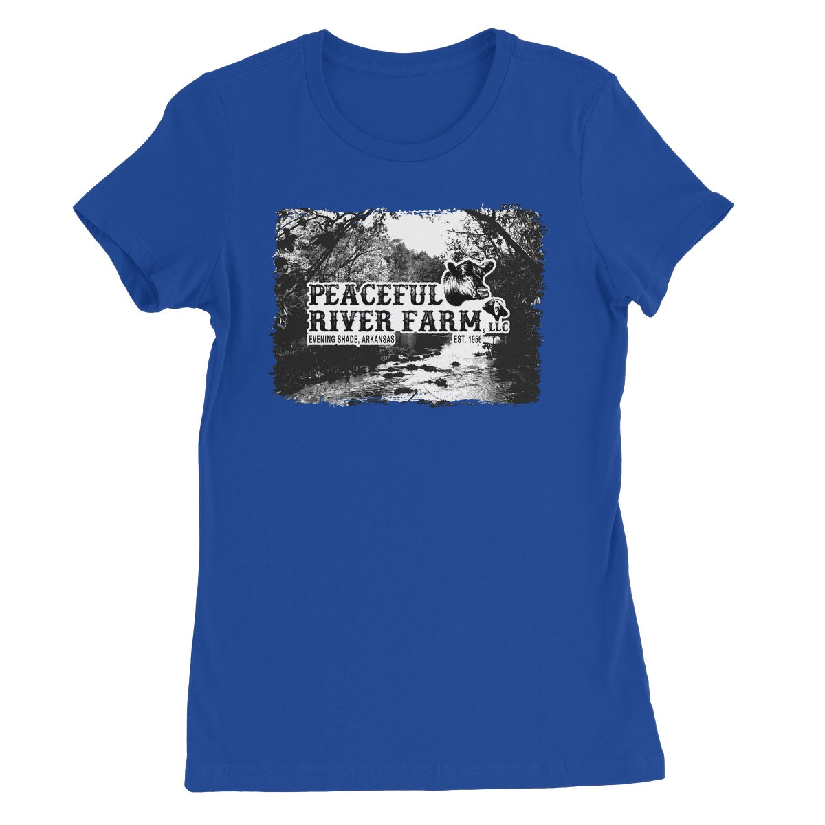 Peaceful River Farm Tee Women's Favourite T-Shirt