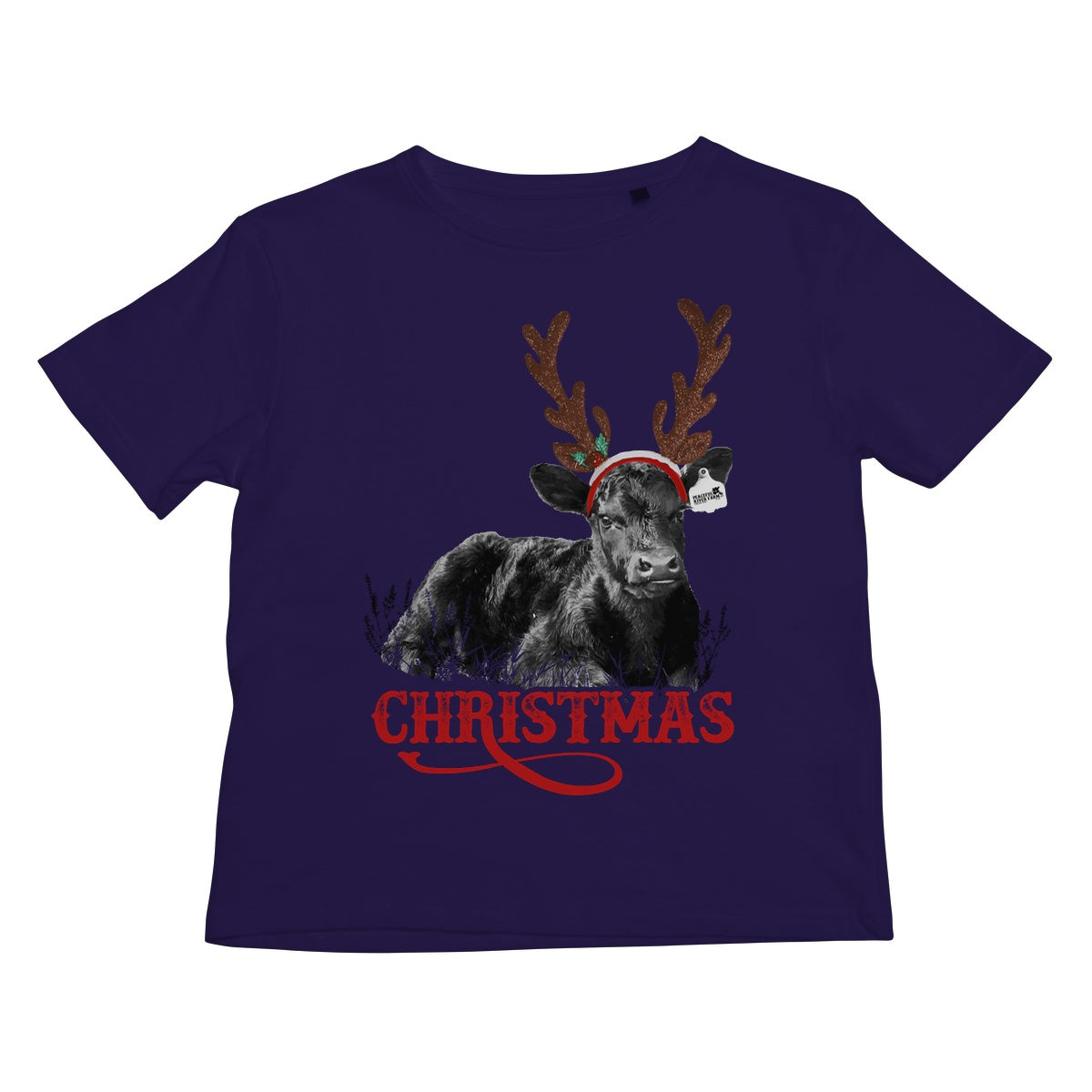 Christmas Calf Kids T-Shirt