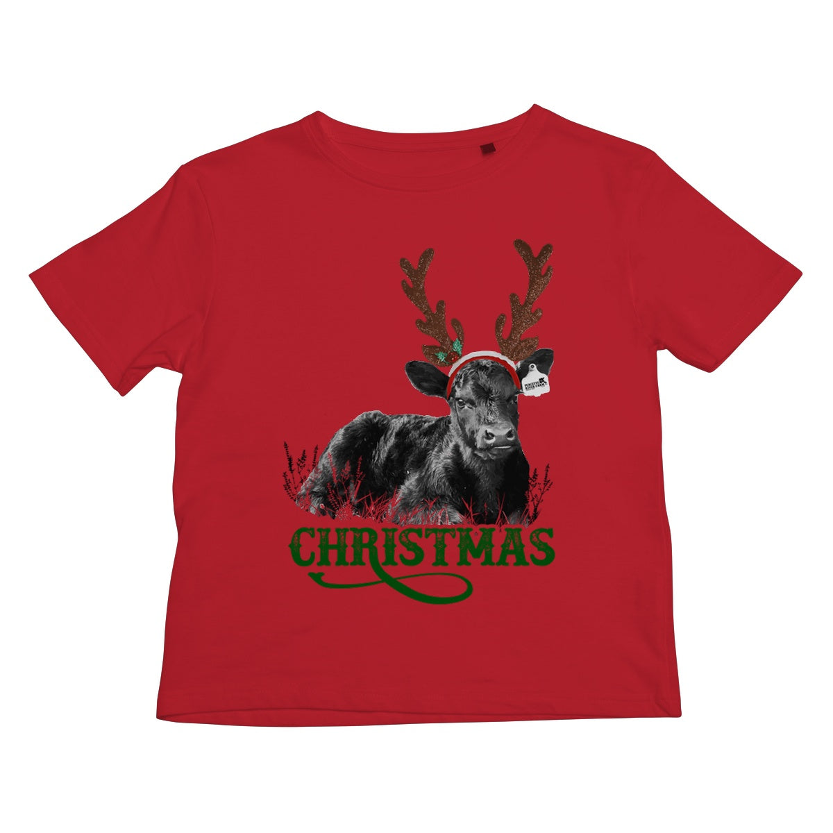 Christmas Calf Kids T-Shirt
