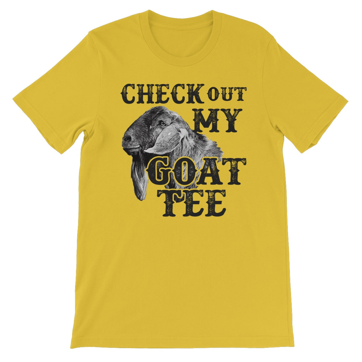 Check Out My Goat Tee Unisex Short Sleeve T-Shirt