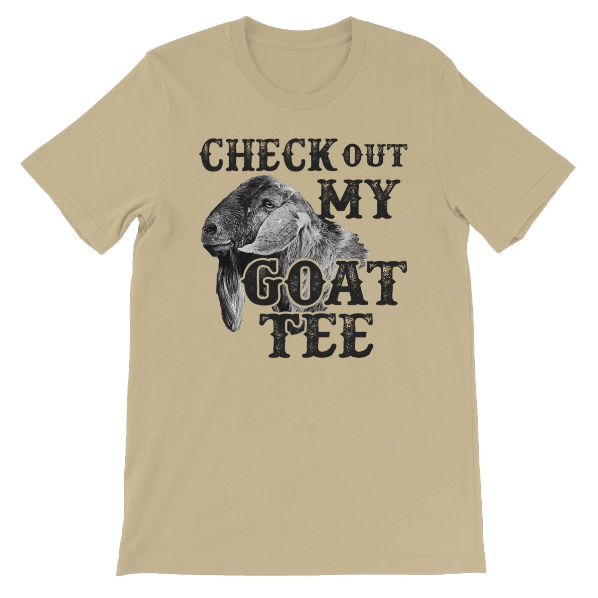 Check Out My Goat Tee Unisex Short Sleeve T-Shirt