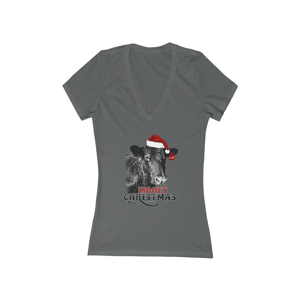 Women's Jersey Short Sleeve Deep V-Neck Tee