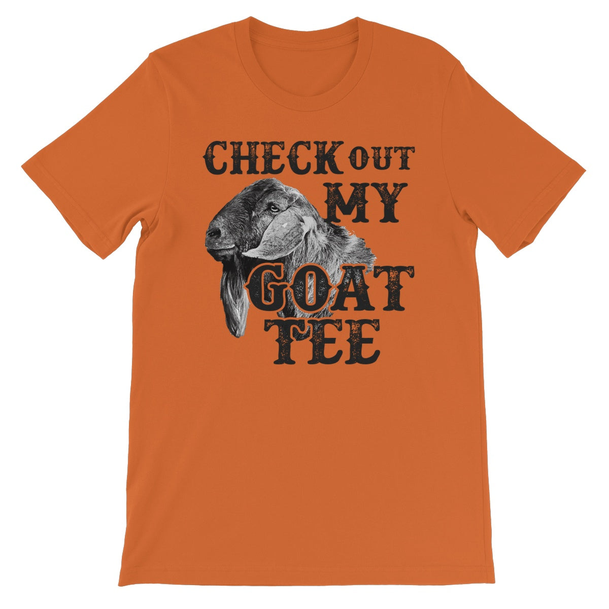 Check Out My Goat Tee Unisex Short Sleeve T-Shirt